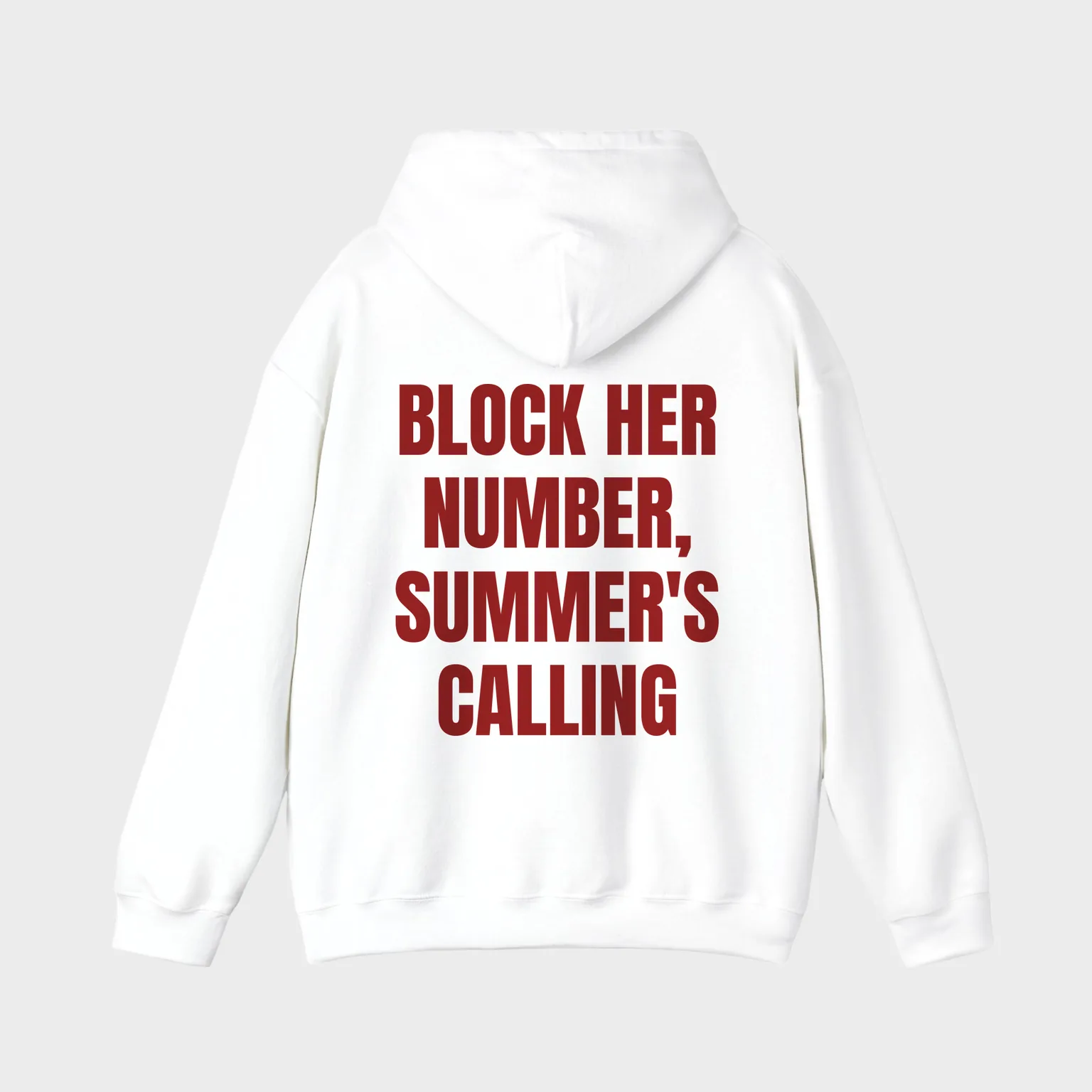 Block Her Number, Summer's Calling — full back print