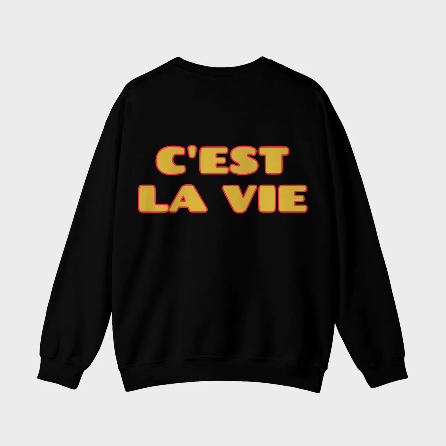 C'est la Vie — full back print