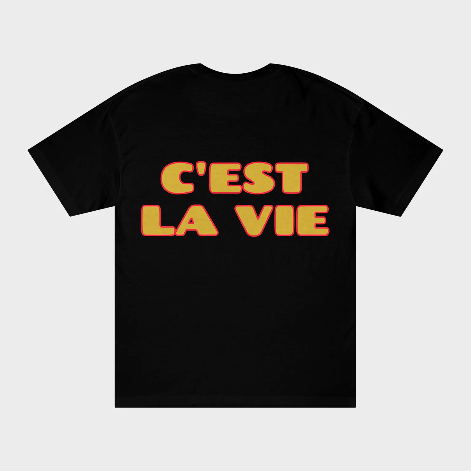 C'est la Vie — full back print
