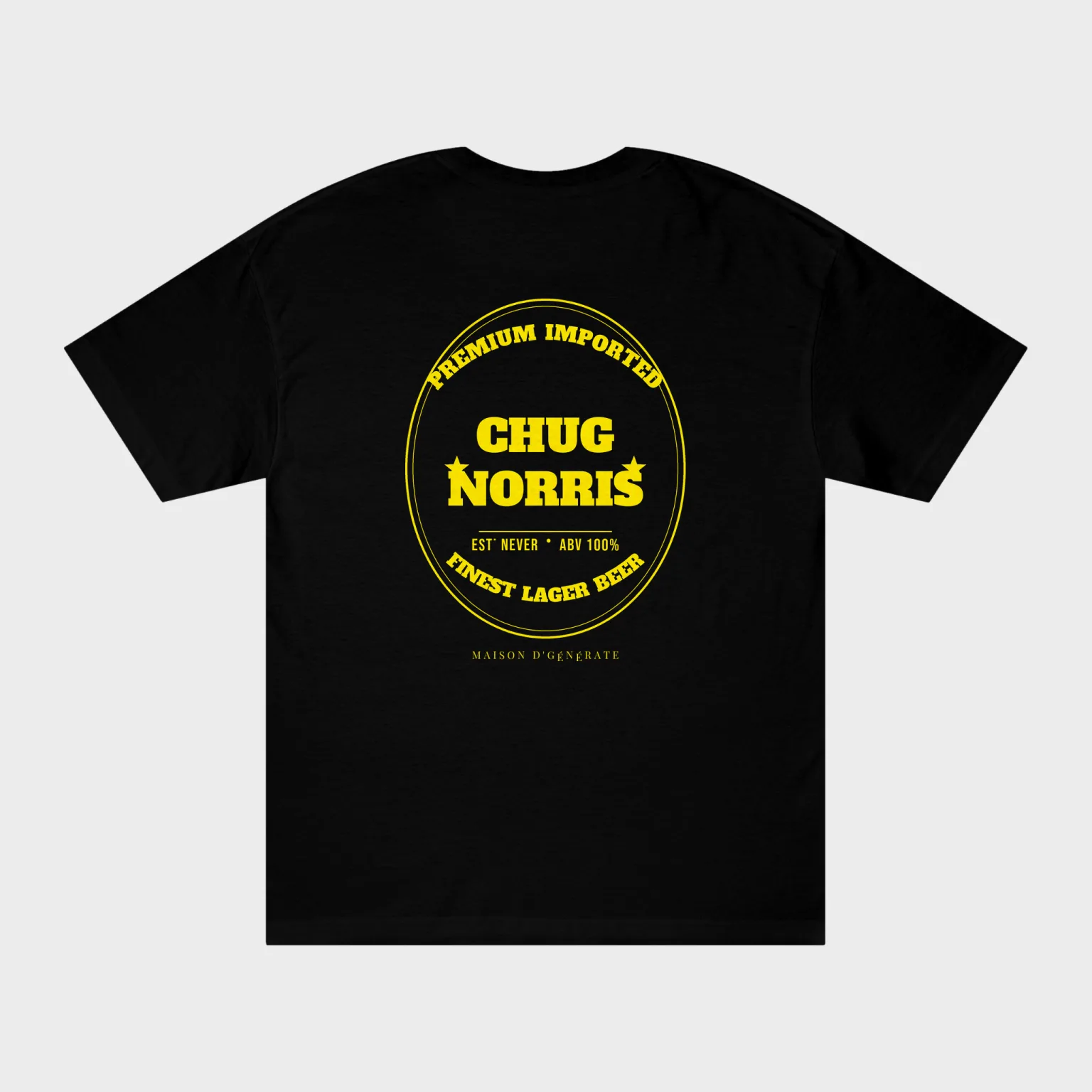 Chug Norris — full back print