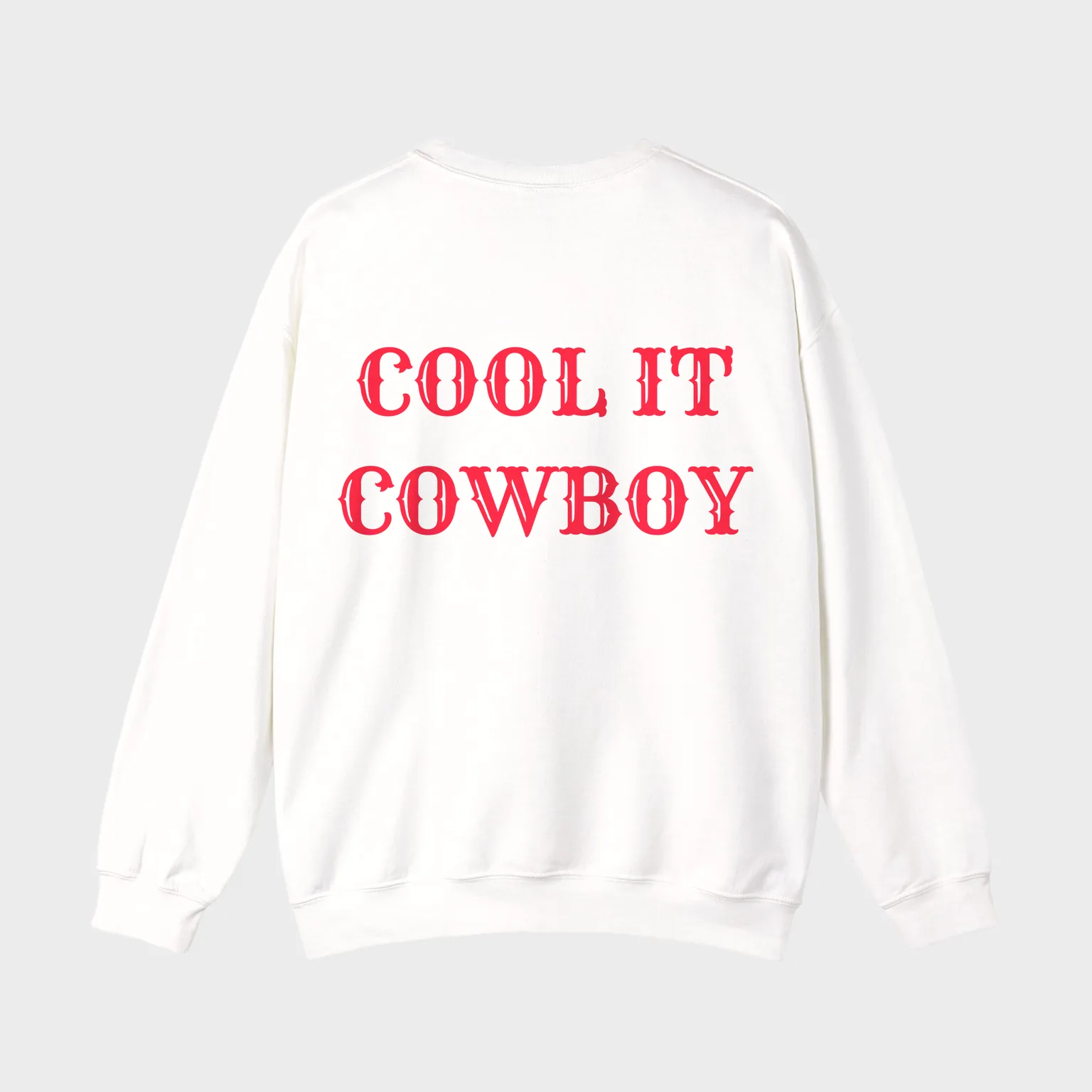 Cool It Cowboy — full back print