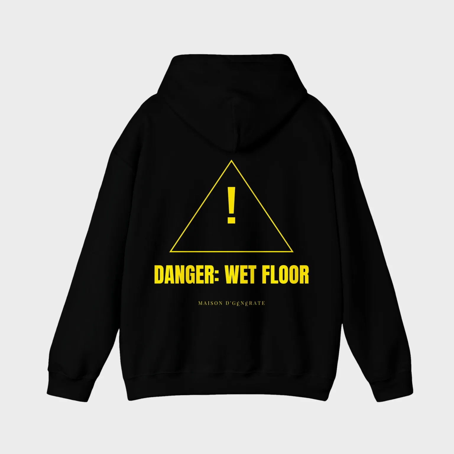 Danger: Wet Floor — full back print