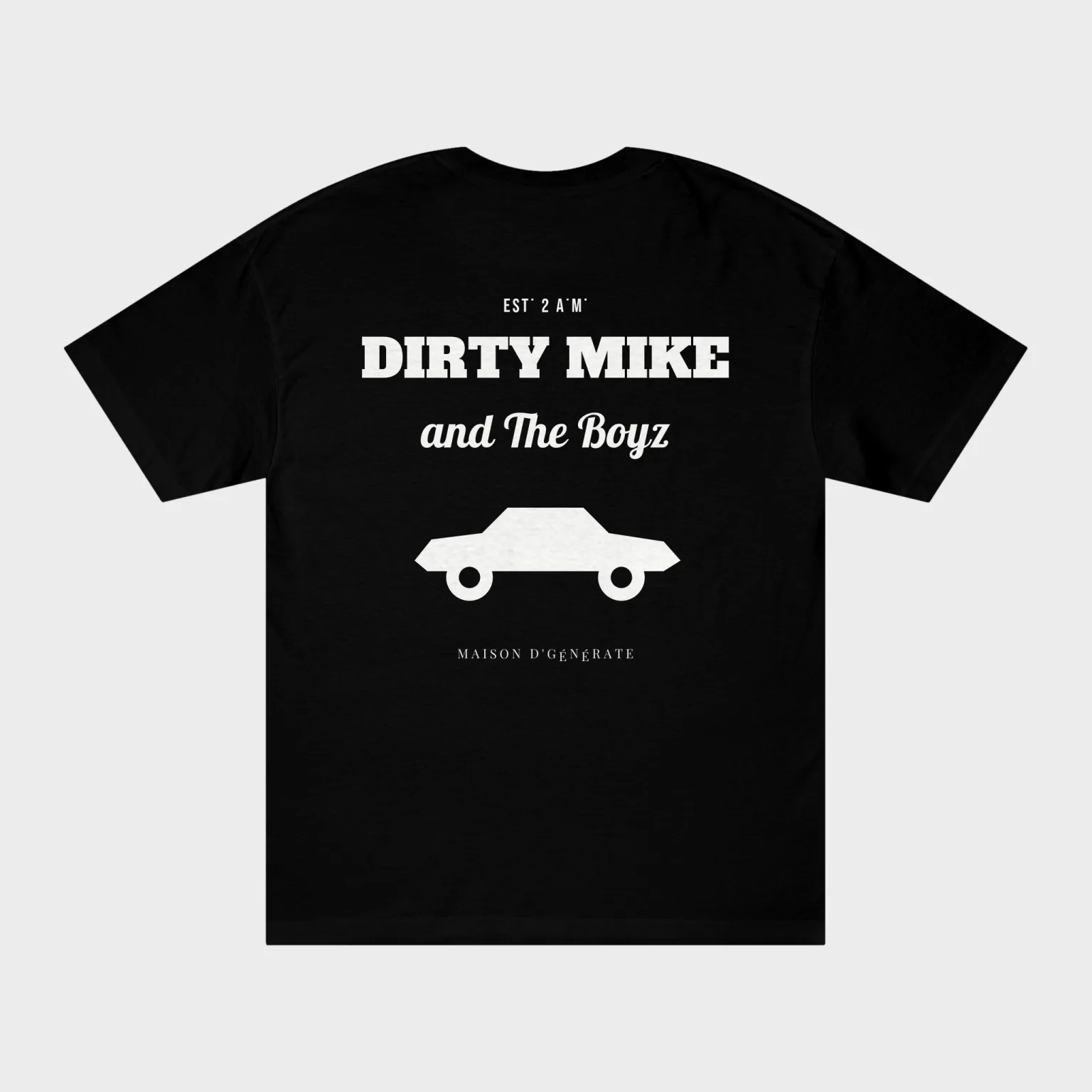 Dirty Mike and The Boyz — full back print