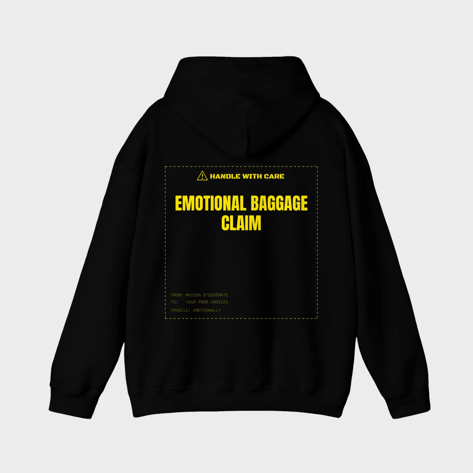 Emotional Baggage Claim — full back print
