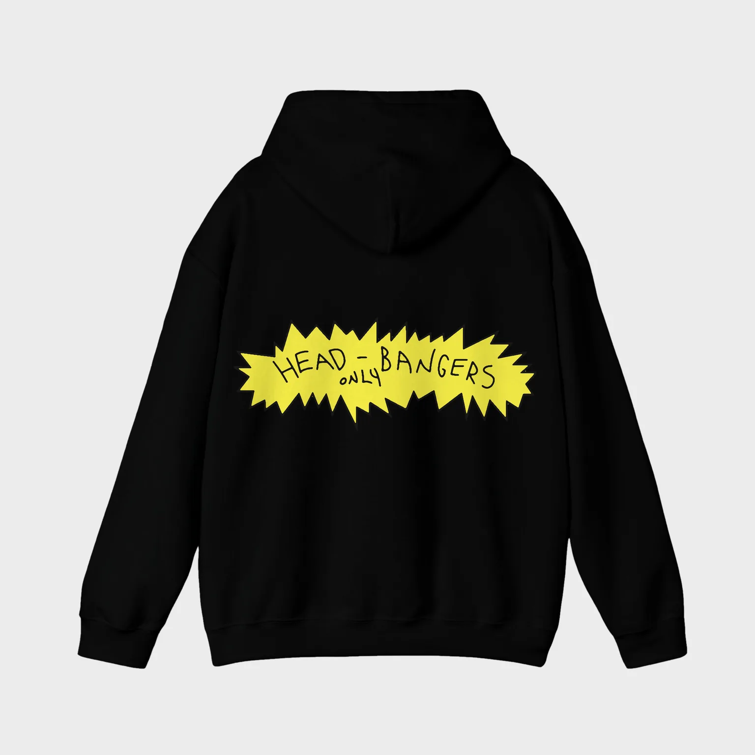 Head-Bangers Only — full back print
