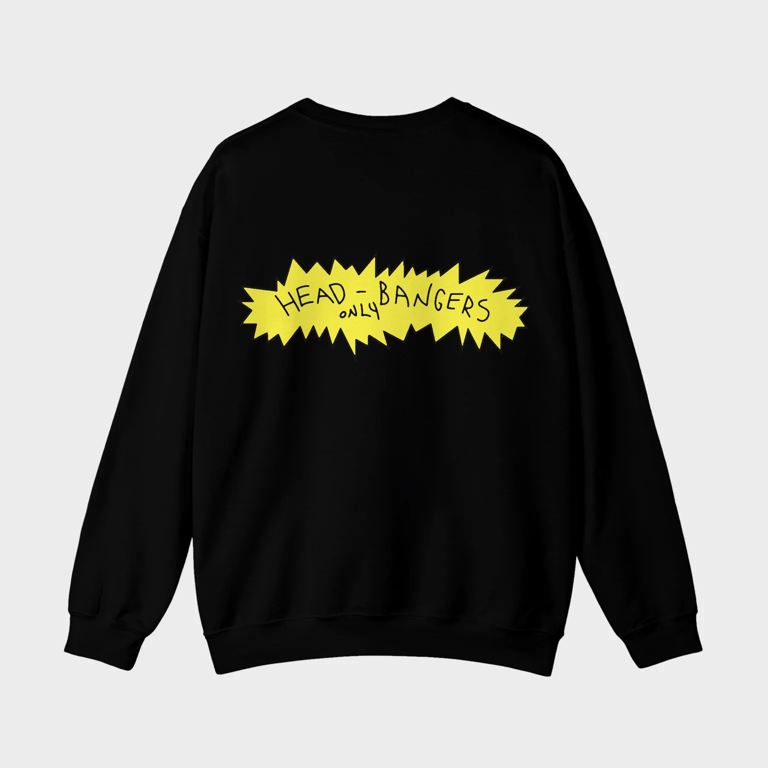 Head-Bangers Only — full back print