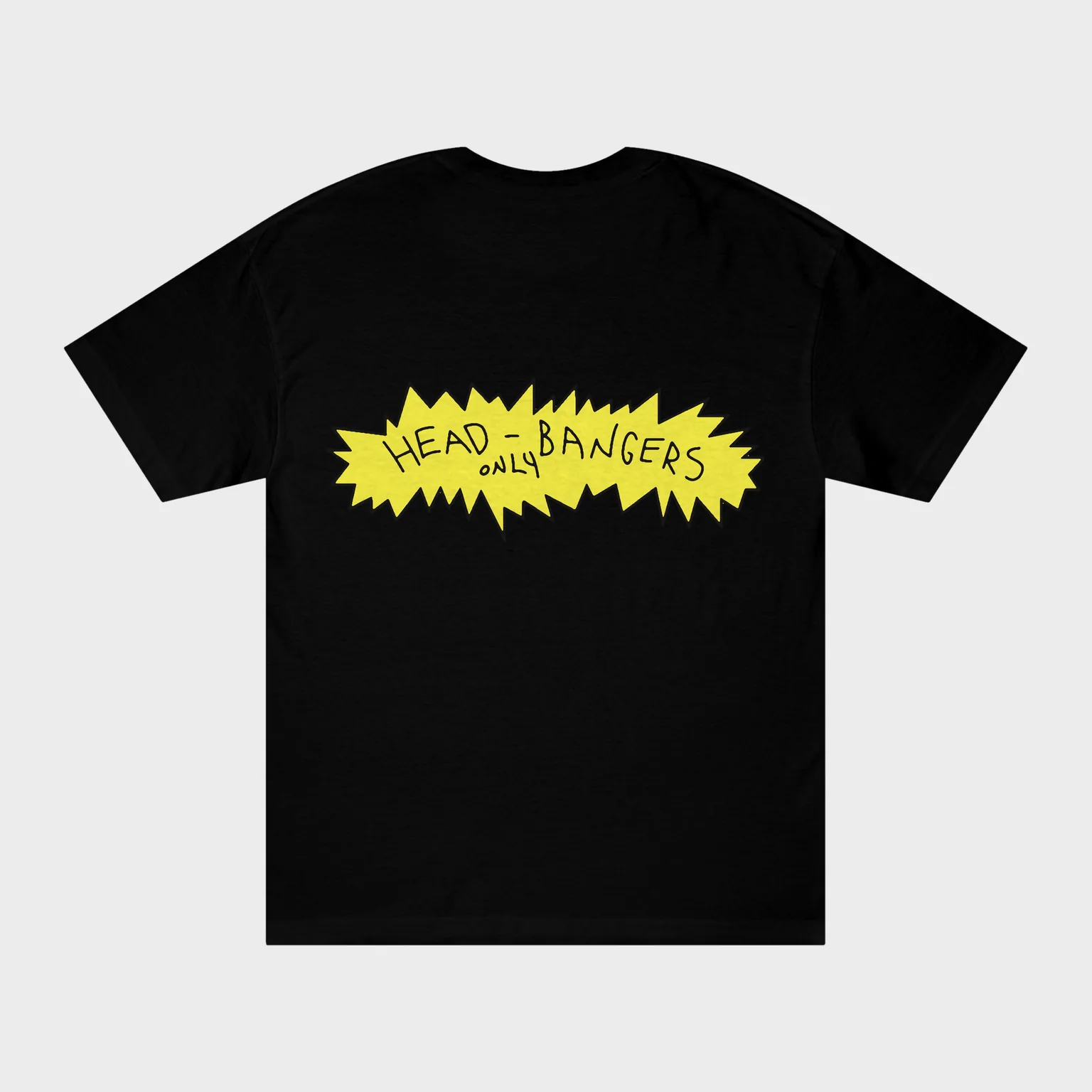 Head-Bangers Only — full back print