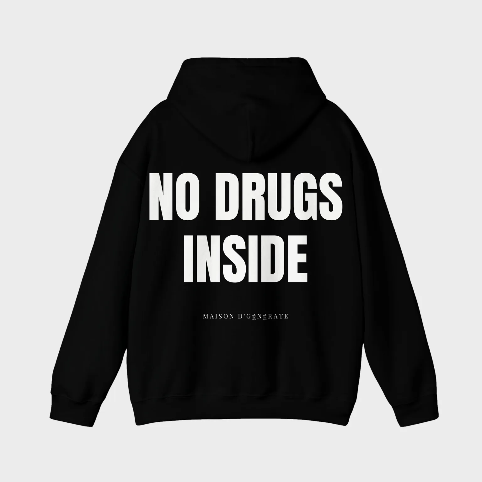 No Drugs Inside — full back print