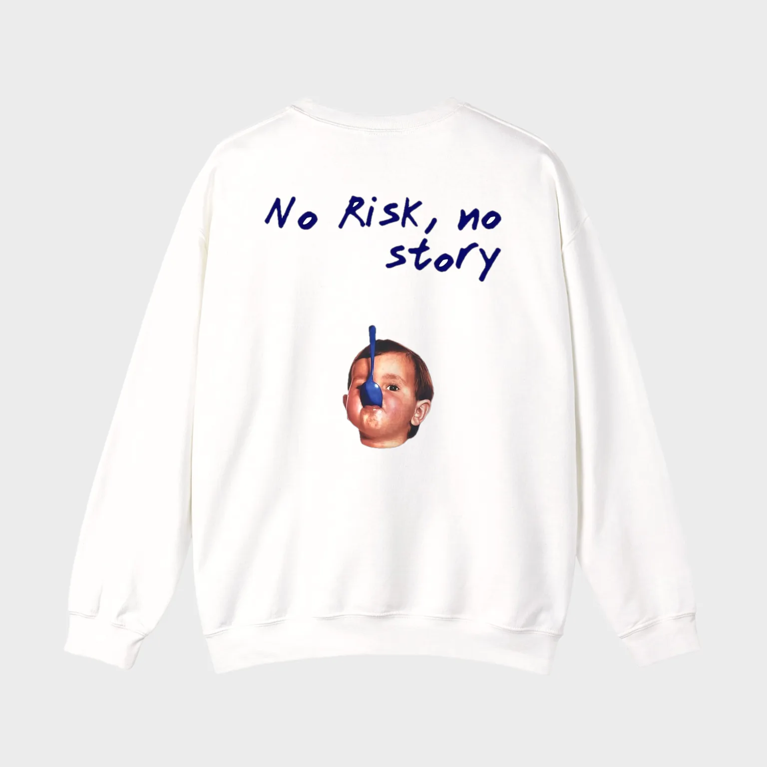 No Risk, No Story — full back print
