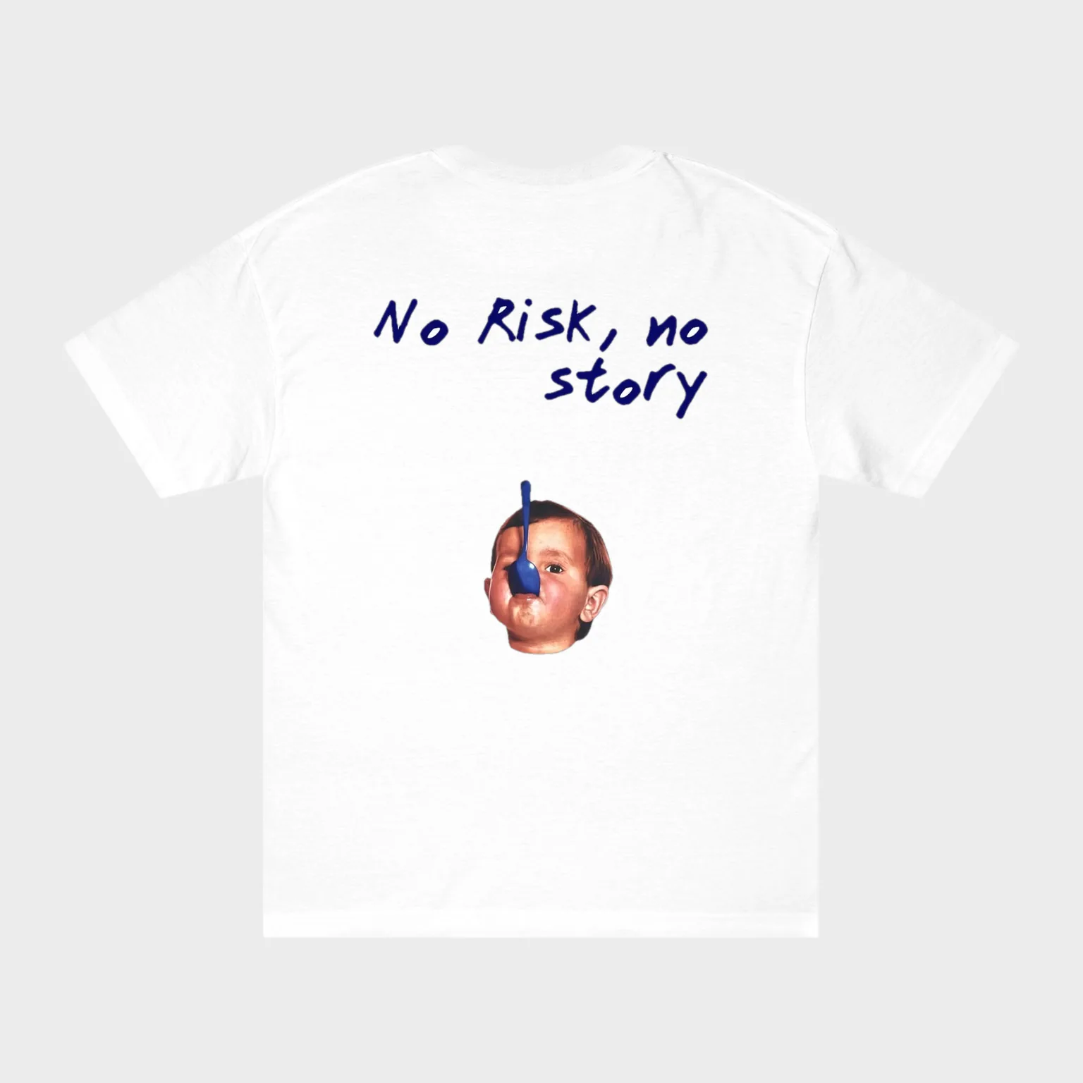No Risk, No Story — full back print