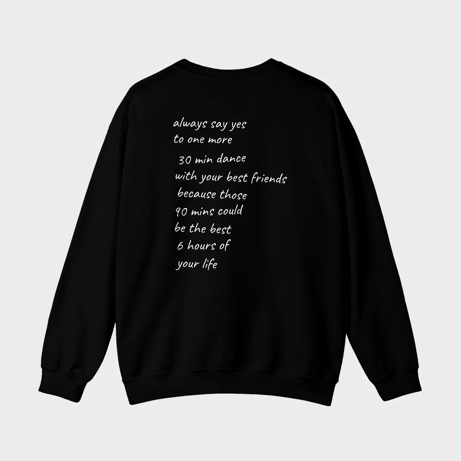 One More Dance — full back print