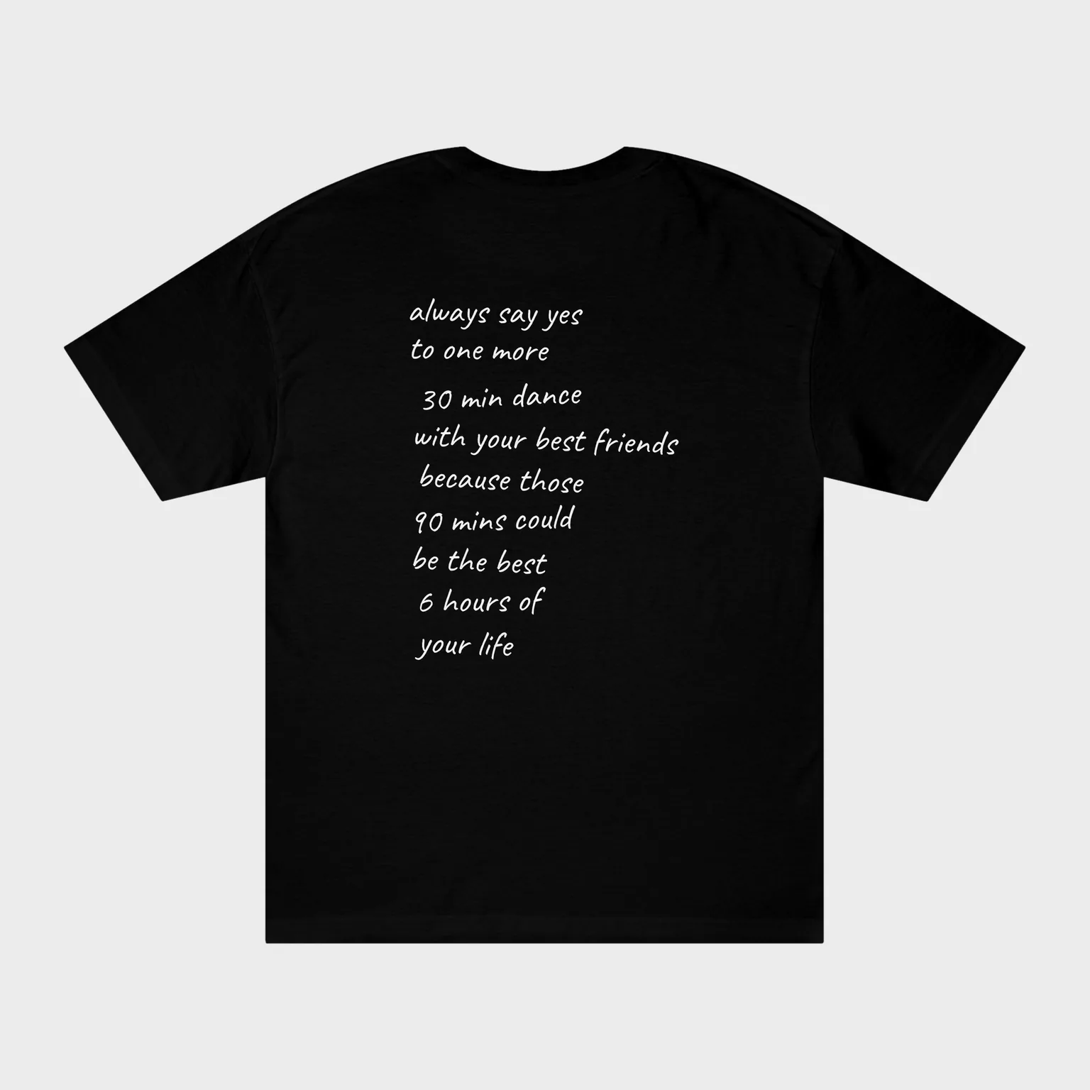 One More Dance — full back print