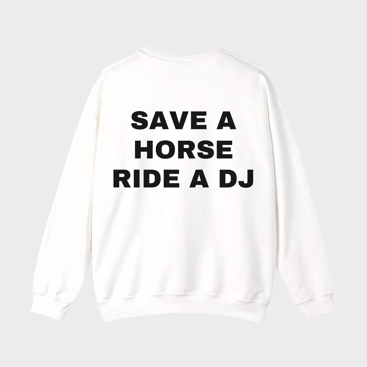 Save a Horse Ride a DJ — full back print