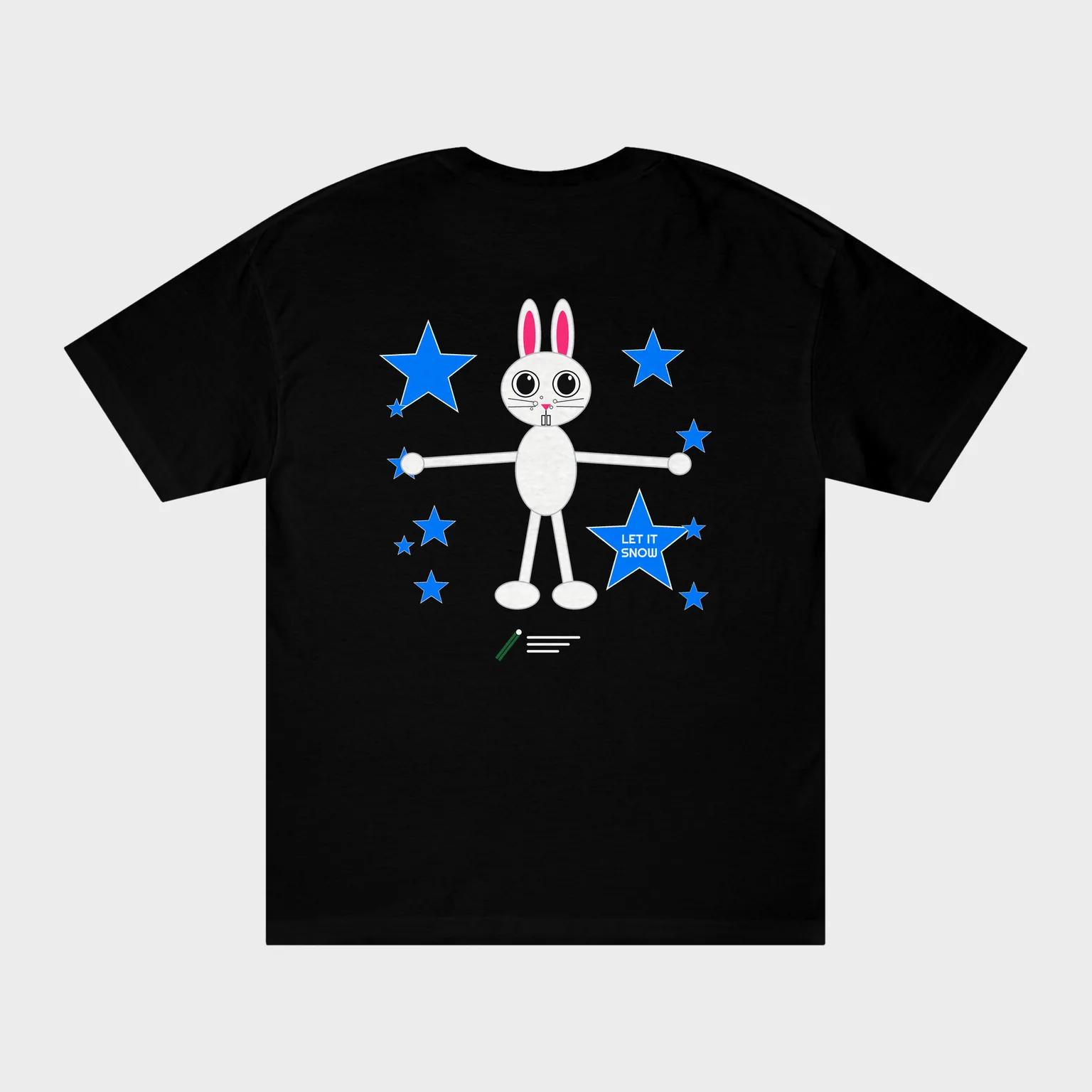 Snow Bunny, Let It Snow — full back print