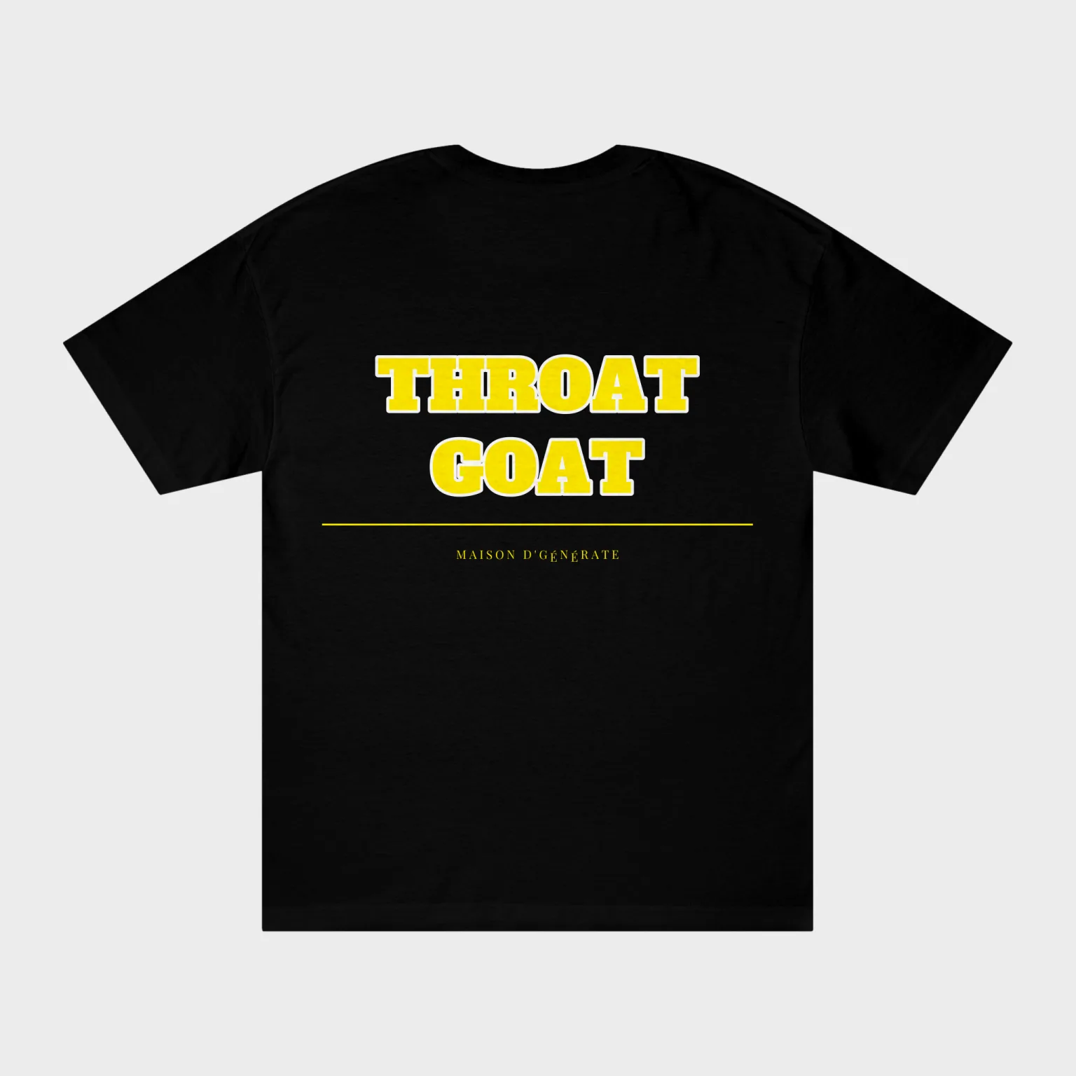 Throat GOAT — full back print
